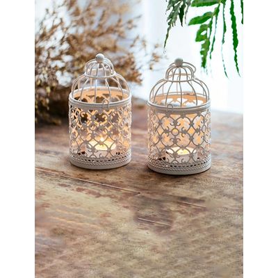 Imagen 2 del producto Soporte de vela en forma de jaula con abertura