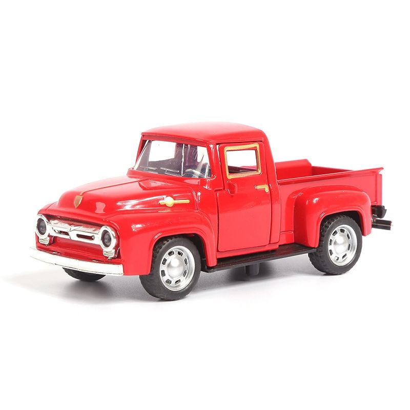 VATYERTY - Decorativa De Camión Rojo En Estilo Retro Para Navidad