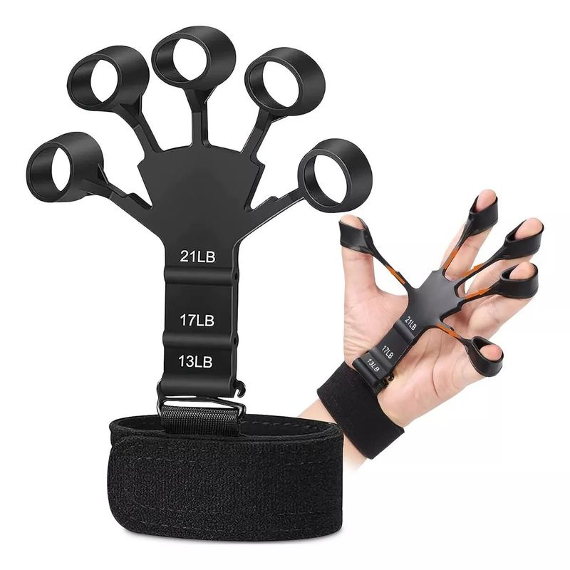 KUANGYE - Ejercitador De Dedos Mano Fortalecedor Hand Grip Regulable