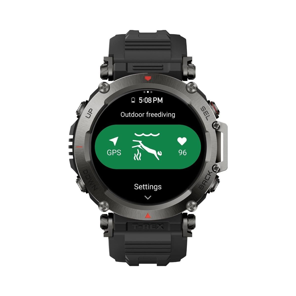 AMAZFIT - Amazfit T-Rex Ultra Negro - Reloj inteligente - Modo Buceo