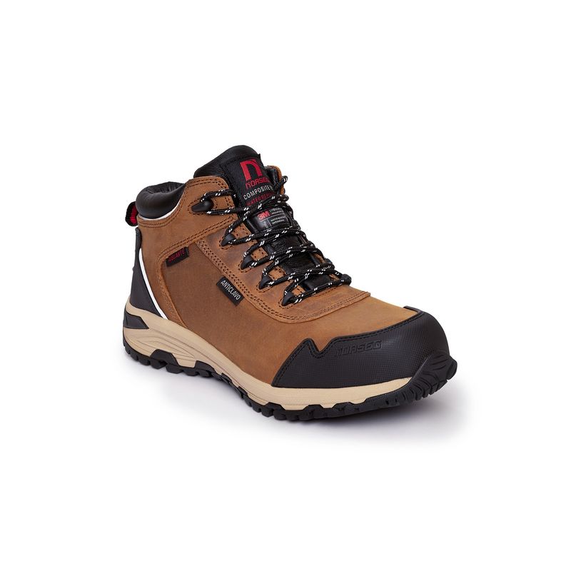 NORSEG - Zapato de Seguridad NS652 RIVER Café Hombre NORSEG
