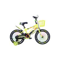 Bicicleta de montaña con Luces LED y Colores Aro 12 Amarillo