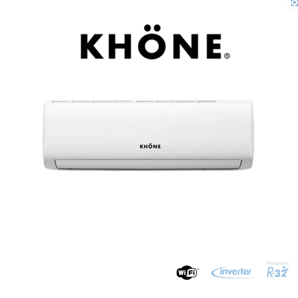 KHONE - Aire acondicionado tipo split Inverter de 12000 btu Khone R32