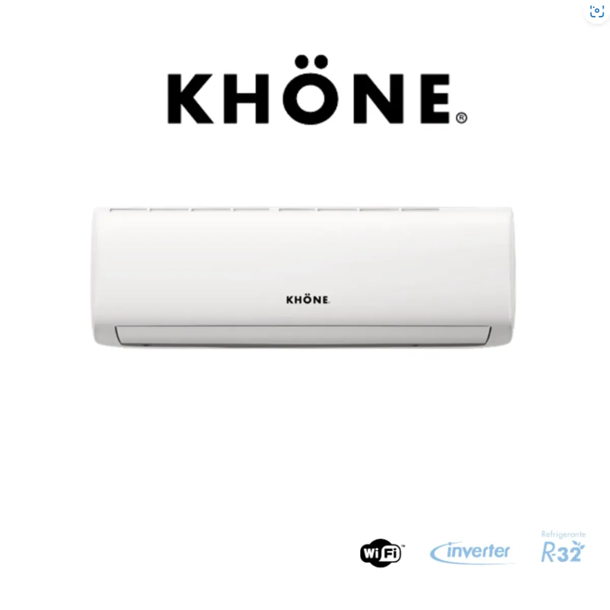 KHONE - Aire acondicionado tipo split Inverter de 12000 btu Khone R32
