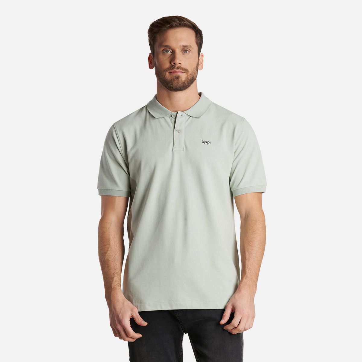 LIPPI - Polera Hombre First Class Elastic Polo Jade Lippi