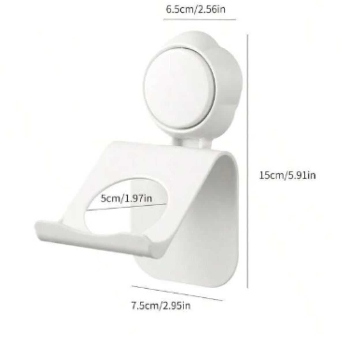 OEM - Soporte para Afeitadora eléctrica sin perforaciones de plástico