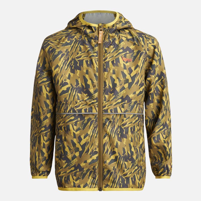 LIPPI - Chaqueta Niño Nightfall Windbreaker Hoody Jacket Print Verde Lippi