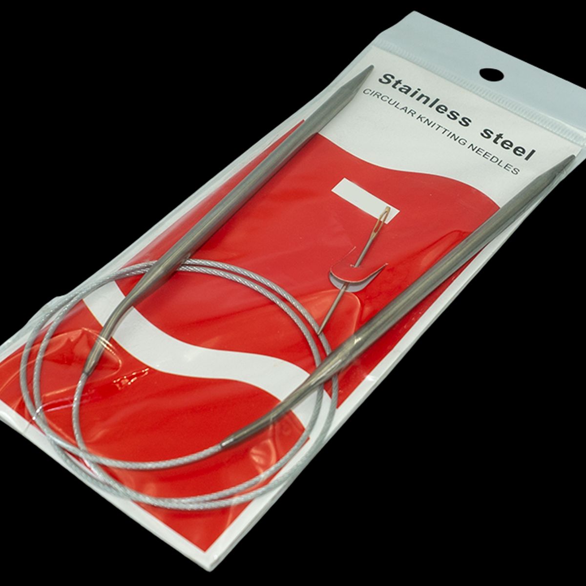 GENERICO - Palillo circular de acero inoxidable 3.5mm 80cm