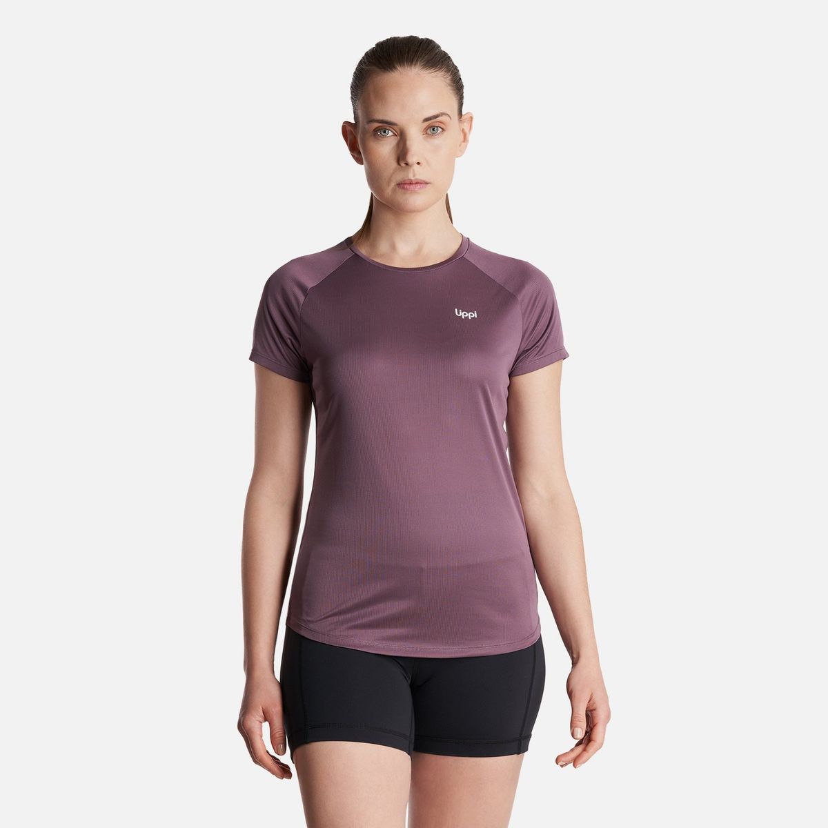 LIPPI - Polera Teen Girl Core Q-Dry T-Shirt Morado Lippi