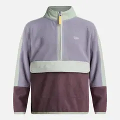 LIPPI - Poleron Niña FirePlace 1/4 Zip Sweatshirt Morado Claro