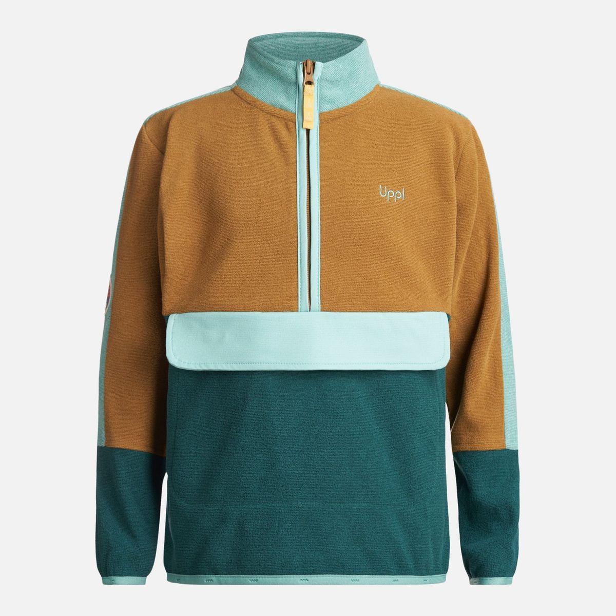 LIPPI - Poleron Niño FirePlace 1/4 Zip Sweatshirt Turquesa Lippi