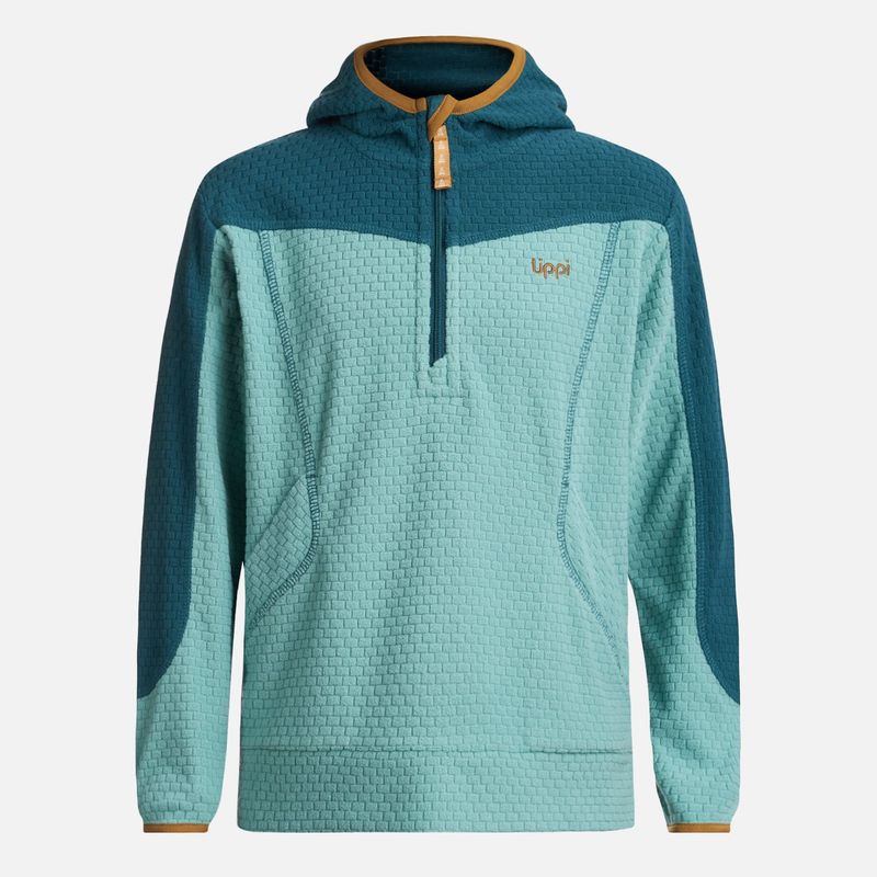 LIPPI - Poleron Niño Saltamontes Nano-F 1/4 Zip Hoody Turquesa Lippi