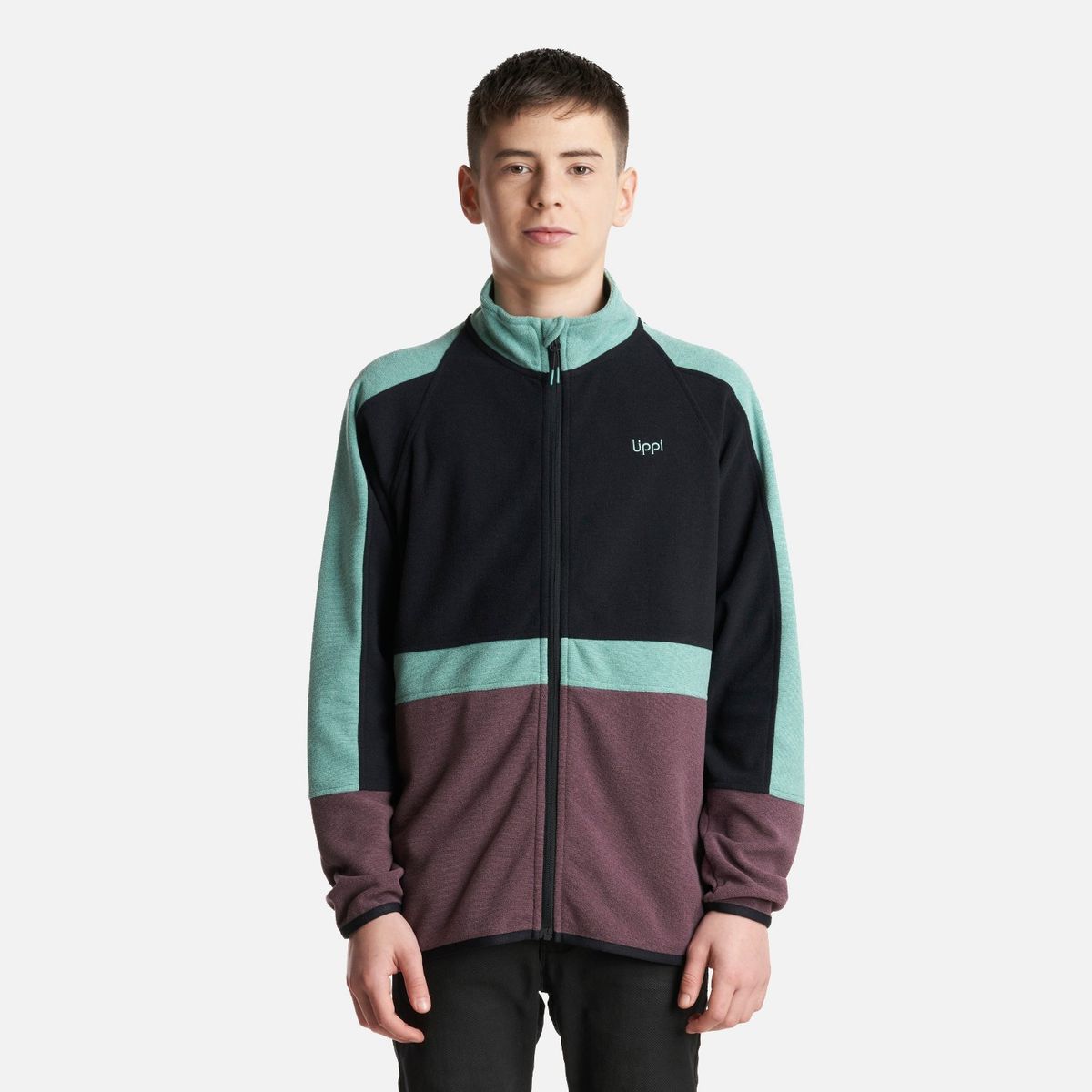 LIPPI - Poleron Teen Boy FirePlace Sweatshirt Grafito Lippi