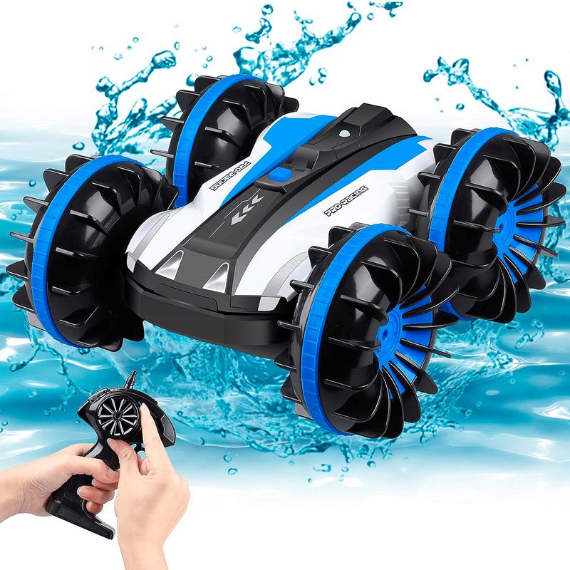 MUNDO ONLINE - Auto Control Remoto 360° Acrobático Todo Terreno Agua Tierra