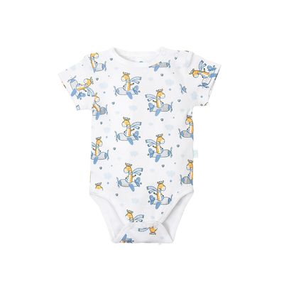 Imagen 2 del producto Set 2 Body Manga Corta Celeste Jirafa Niño 6-9M