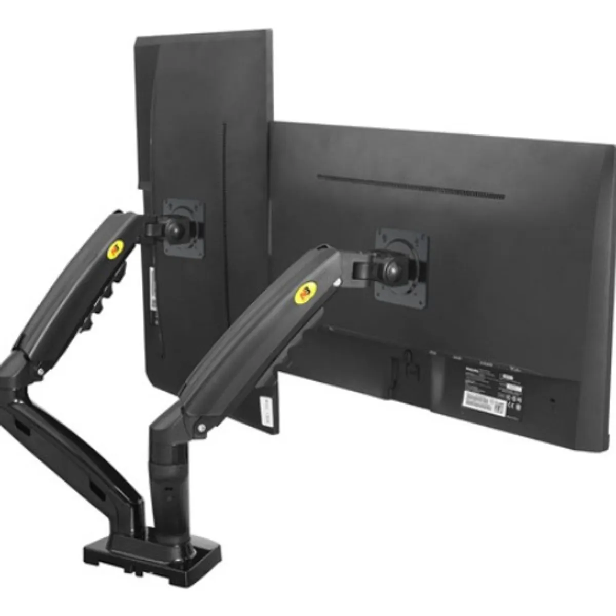 U BUY - Soporte Ergonómico De Mesa Para Tv/monitor 2 Brazos 17-27