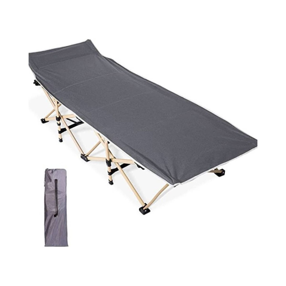 U BUY - Catre Cama Campaña Camping Plegable Portátil Sencilla Ligera