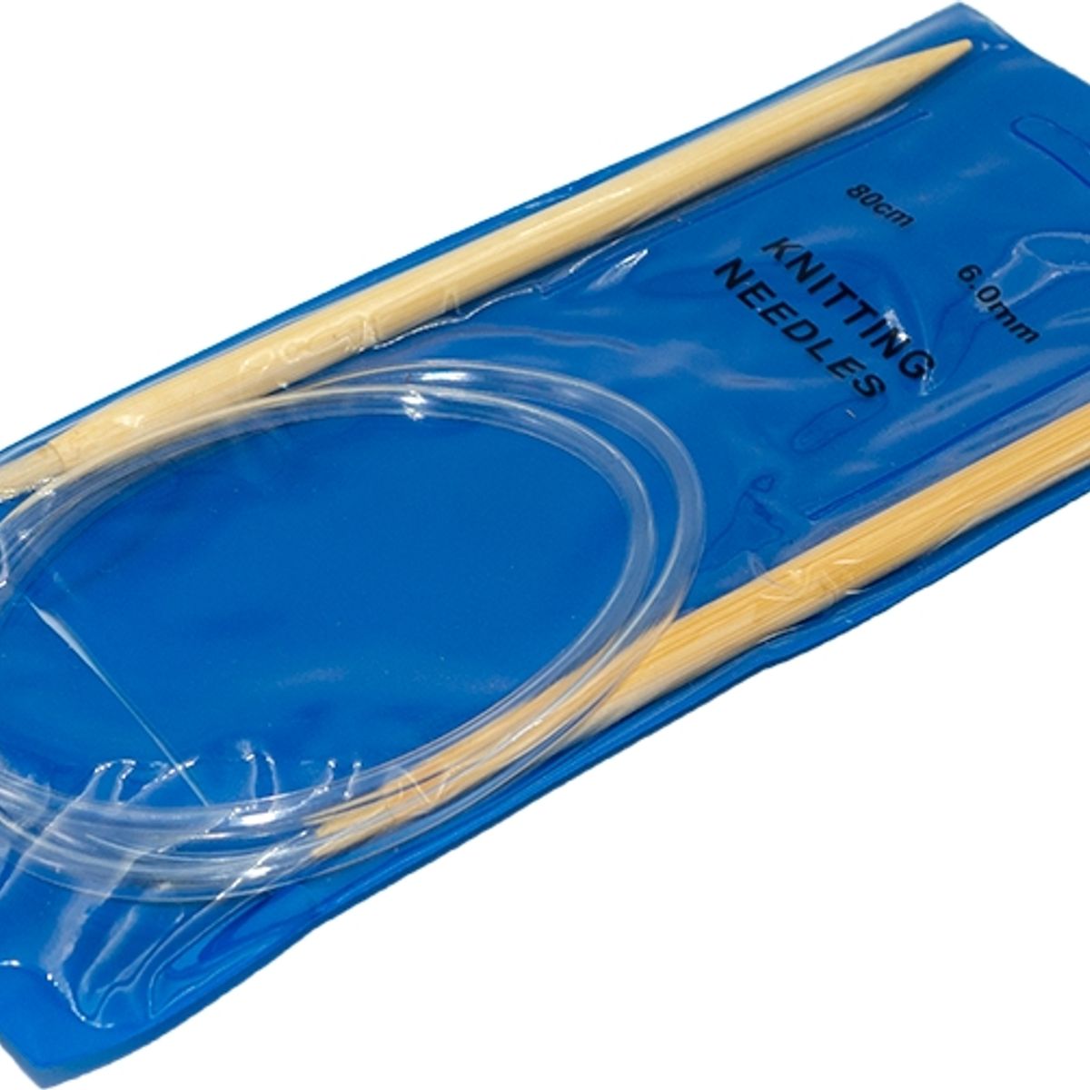 GENERICO - Palillo circular de bambú 6.0mm Circular knitting needles