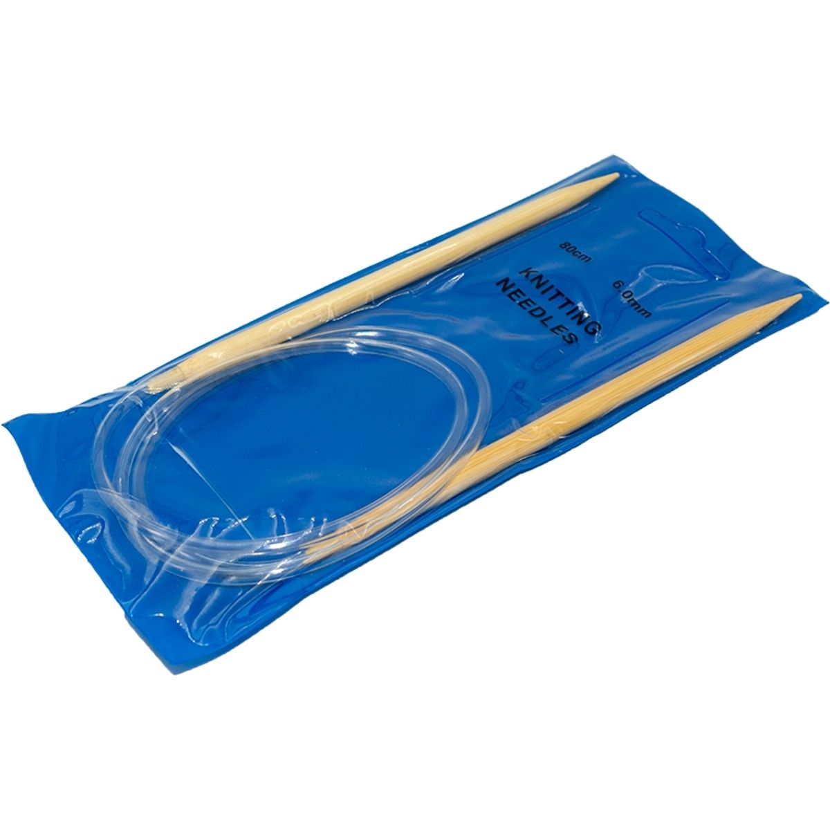 GENERICO - Palillo circular de bambú 6.0mm Circular knitting needles