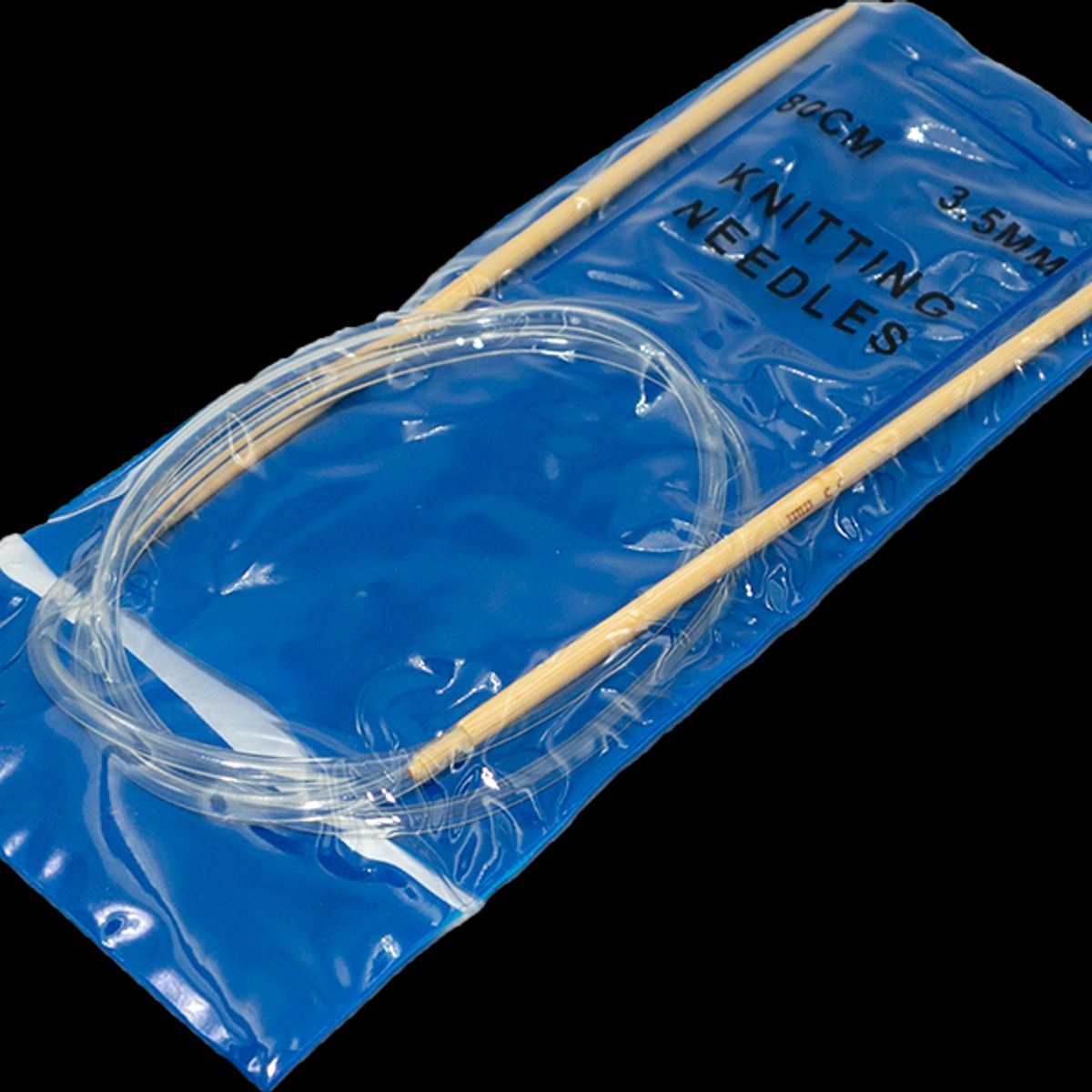GENERICO - Palillo circular de bambú 3.5mm Circular knitting needles