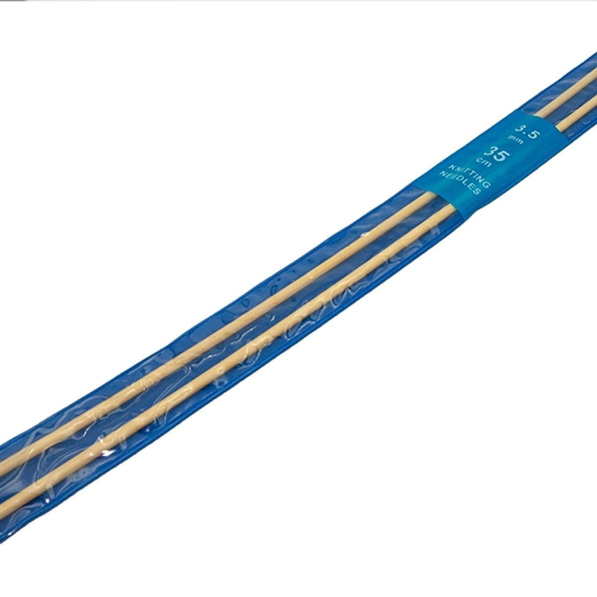 GENERICO - Palillos de Bambú 3.5mm para tejer de 35cm Knitting needles