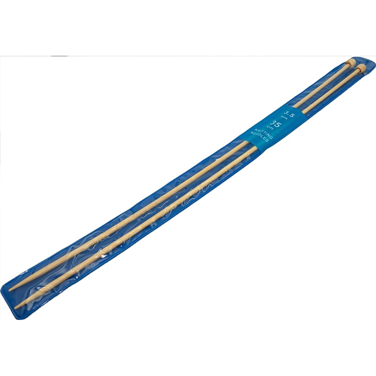 GENERICO - Palillos de Bambú 3.5mm para tejer de 35cm Knitting needles