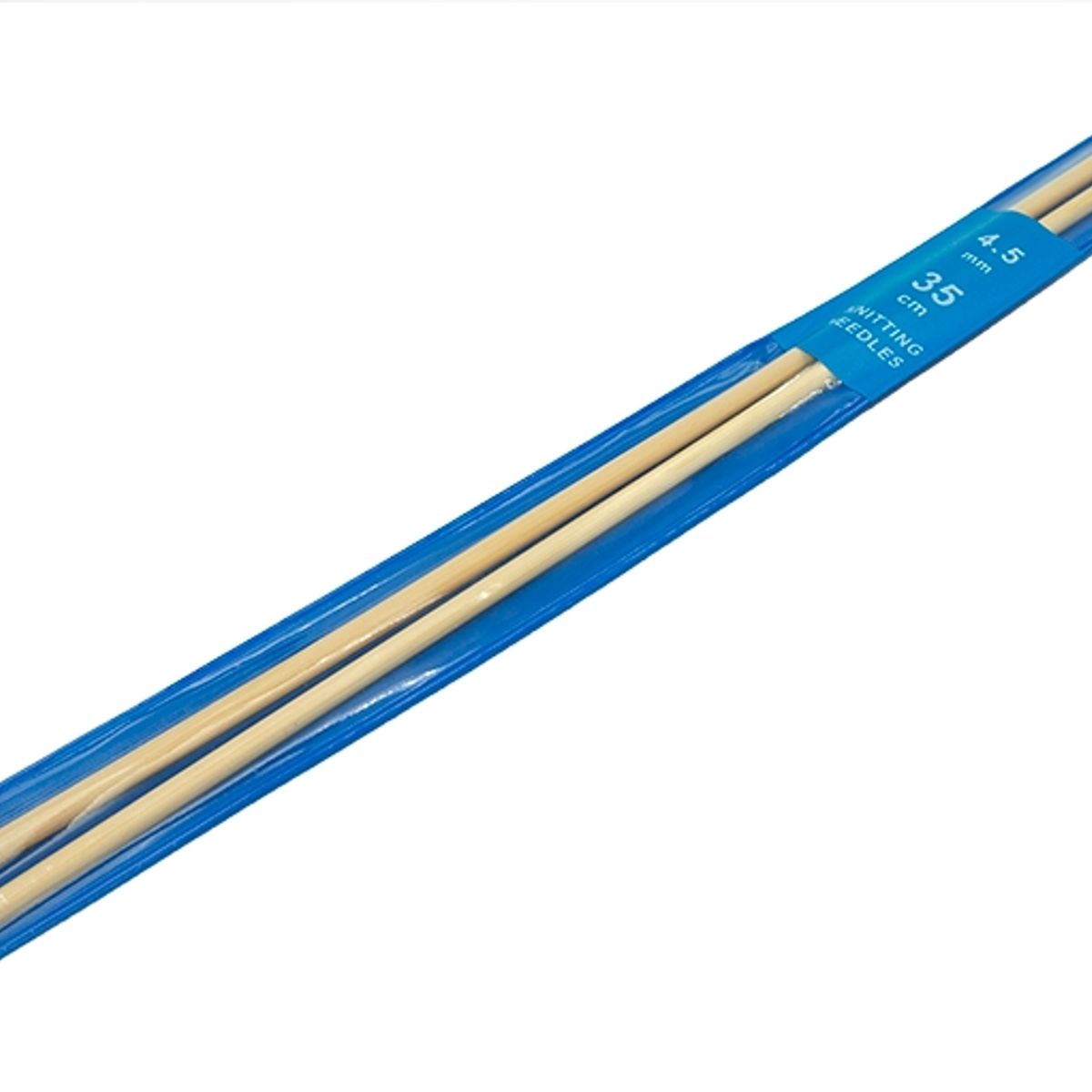 GENERICO - Palillos de Bambú 4.5mm para tejer de 35cm Knitting needles