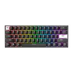 FANTECH - Teclado Gamer MAXFIT 61 MK857 Black Inalambrico SW Blue