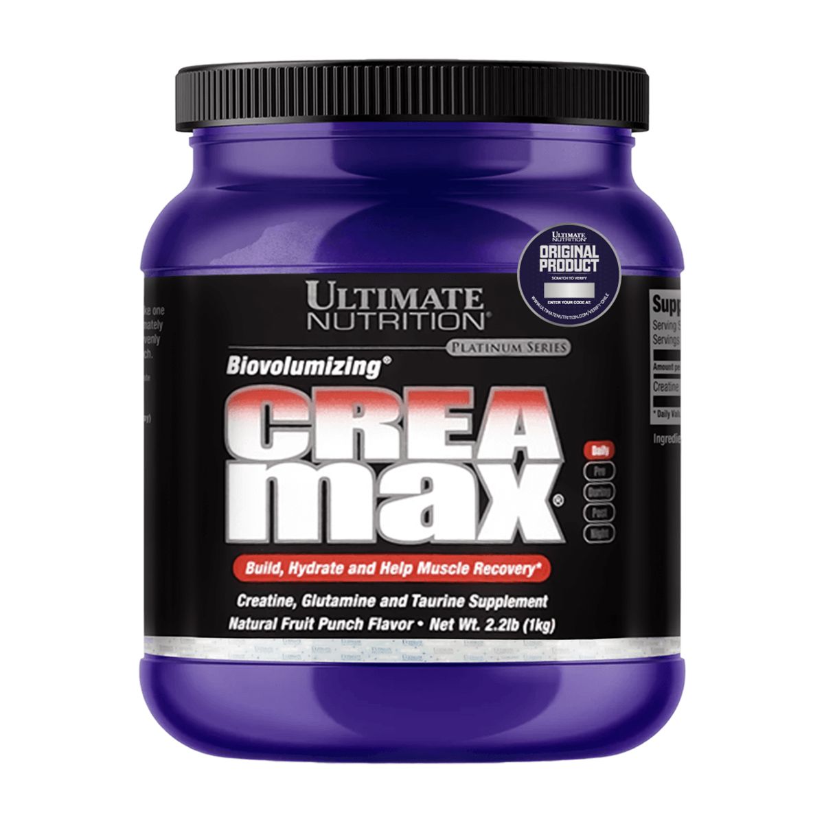 ULTIMATE NUTRITION - CREAMAX NATURAL FRUIT PUNCH 2.2 LB, UL
