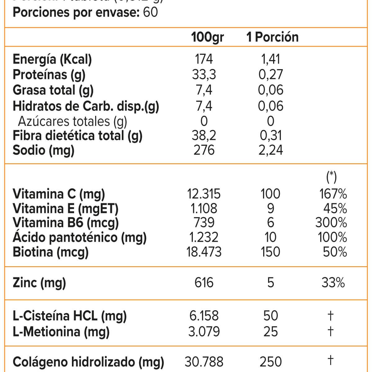 SUNVIT - SHN Biotín, Colágeno (60 caps) - Colageno hidrolizado