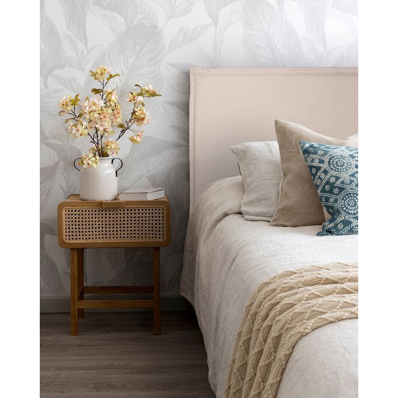 KABECEROS - RESPALDO LAVABLE CON FUNDA PESTAÑA - 2 PLAZAS - LINO BAHIA BEIGE