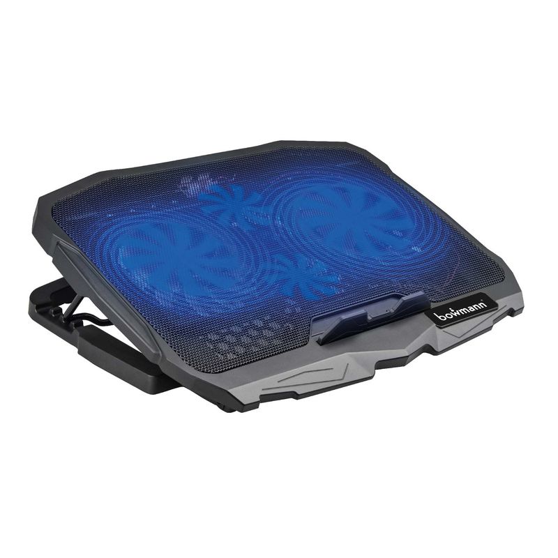 BOWMANN - Base Cooler Ajustable Notebook 4 Ventiladores Bowmann Bw-c4v