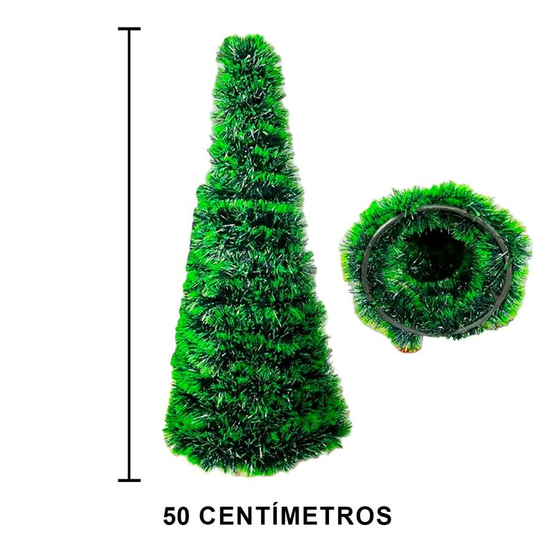 GENERICO - Árbol De Navidad Decorativo Interior-exterior 50 Cm Modelo03