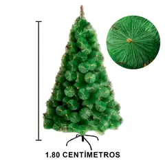 GENERICO - Arbol De Navidad Verde Pino Decoracion Navideña Hogar 180 Cm