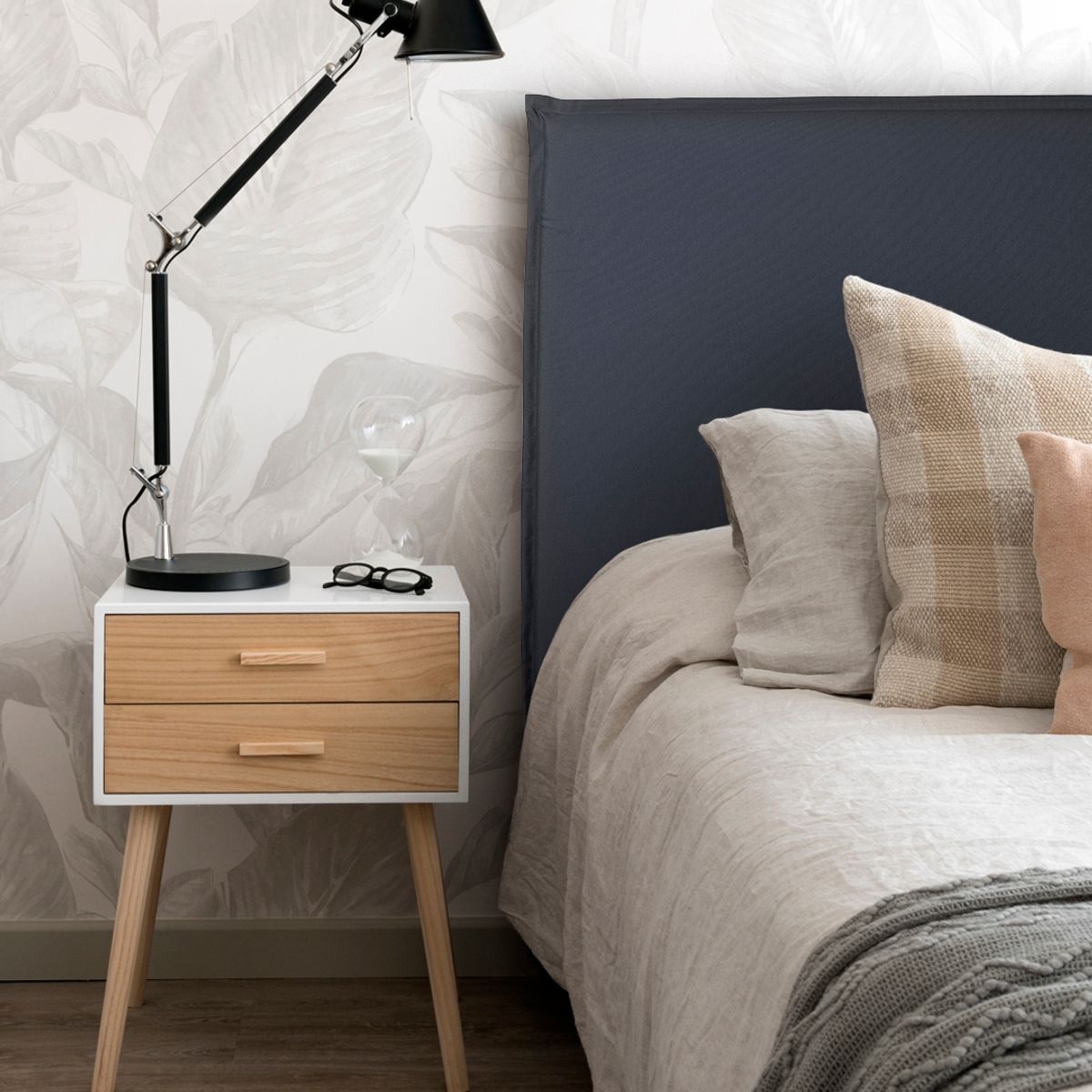 KABECEROS - RESPALDO CON FUNDA LAVABLE - 2 PLAZAS -  LONETA MARENGO