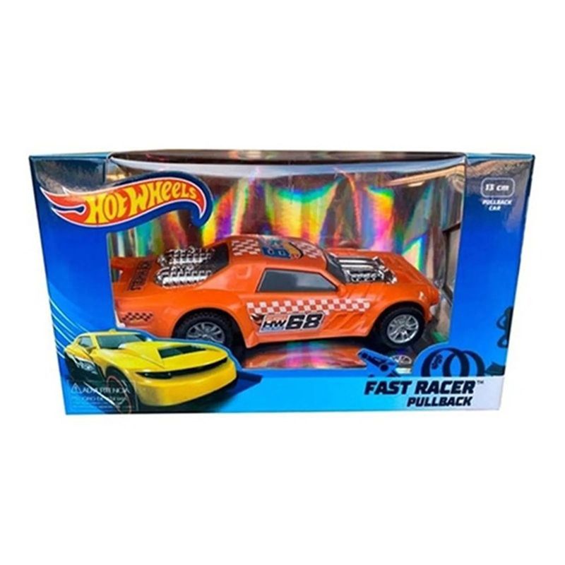 HOT WHEELS - Auto Hot Wheels A Fricción 13 cm Night Shifter Naranja