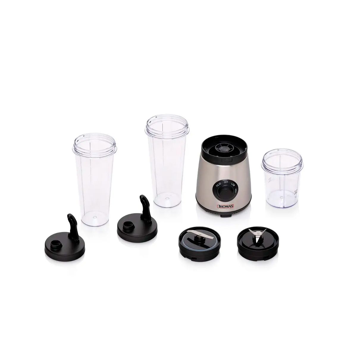THOMAS - Licuadora Personal Blender Thomas TH-300PB 600 mL inox + Acc