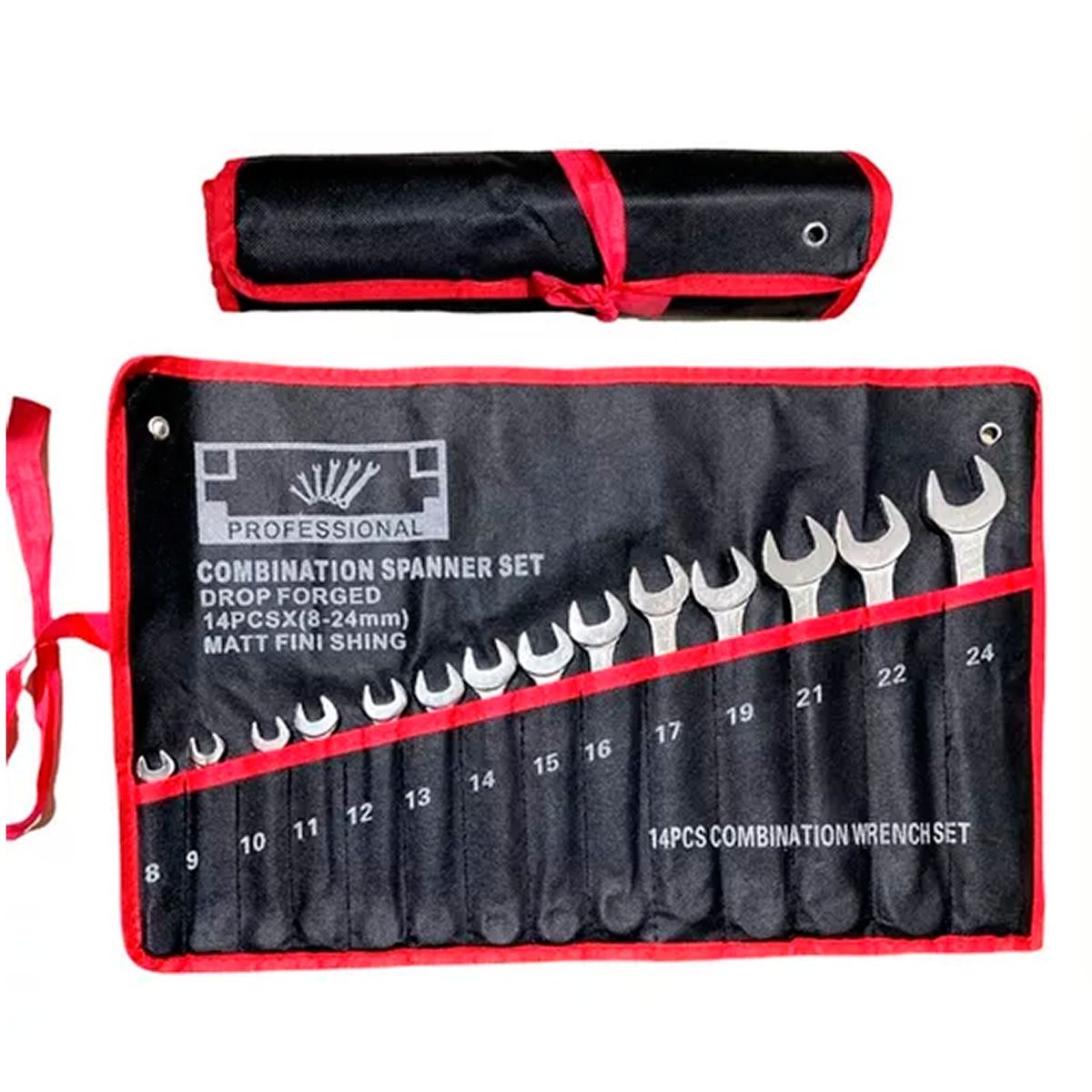 ESHOPANGIE - Juego De Llave Combinada Punta Corona 14 Pcs