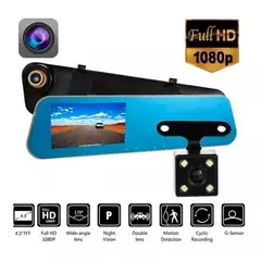 ESHOPANGIE - Cámara De Auto Espejo Retrovisor Con Cámara Retroceso