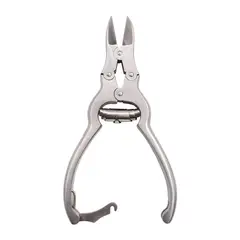 COSMETICAVAL - Alicate curvo gusano acero inoxidable profesional