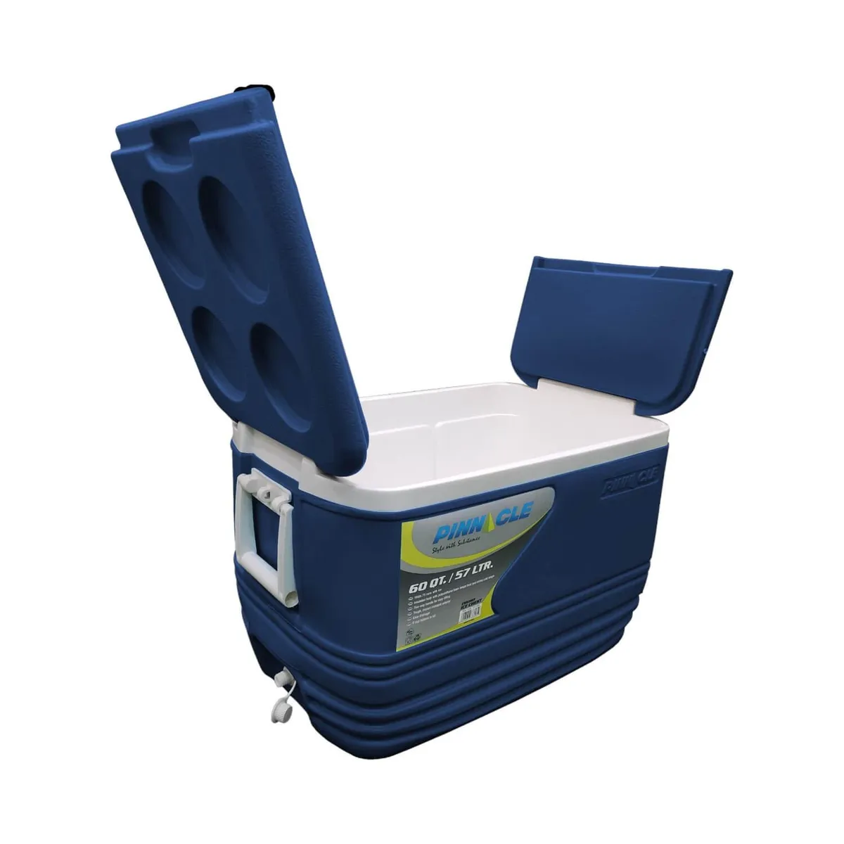 PINNACLE - Cooler Eskimo 57 Litros Con Portavasos Pinnacle