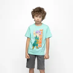 DRAGON BALL - Polera Niño Trunks Verde