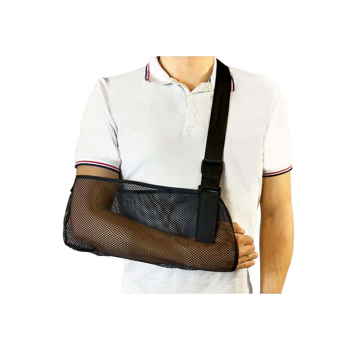 GENERICO - Cabestrillo Inmovilizador Malla Para Brazo Talla S Negro Oneder