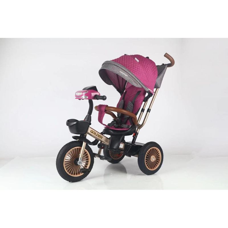 VOYAGE - Triciclo Giratorio Voyage GOLDEN fucsia