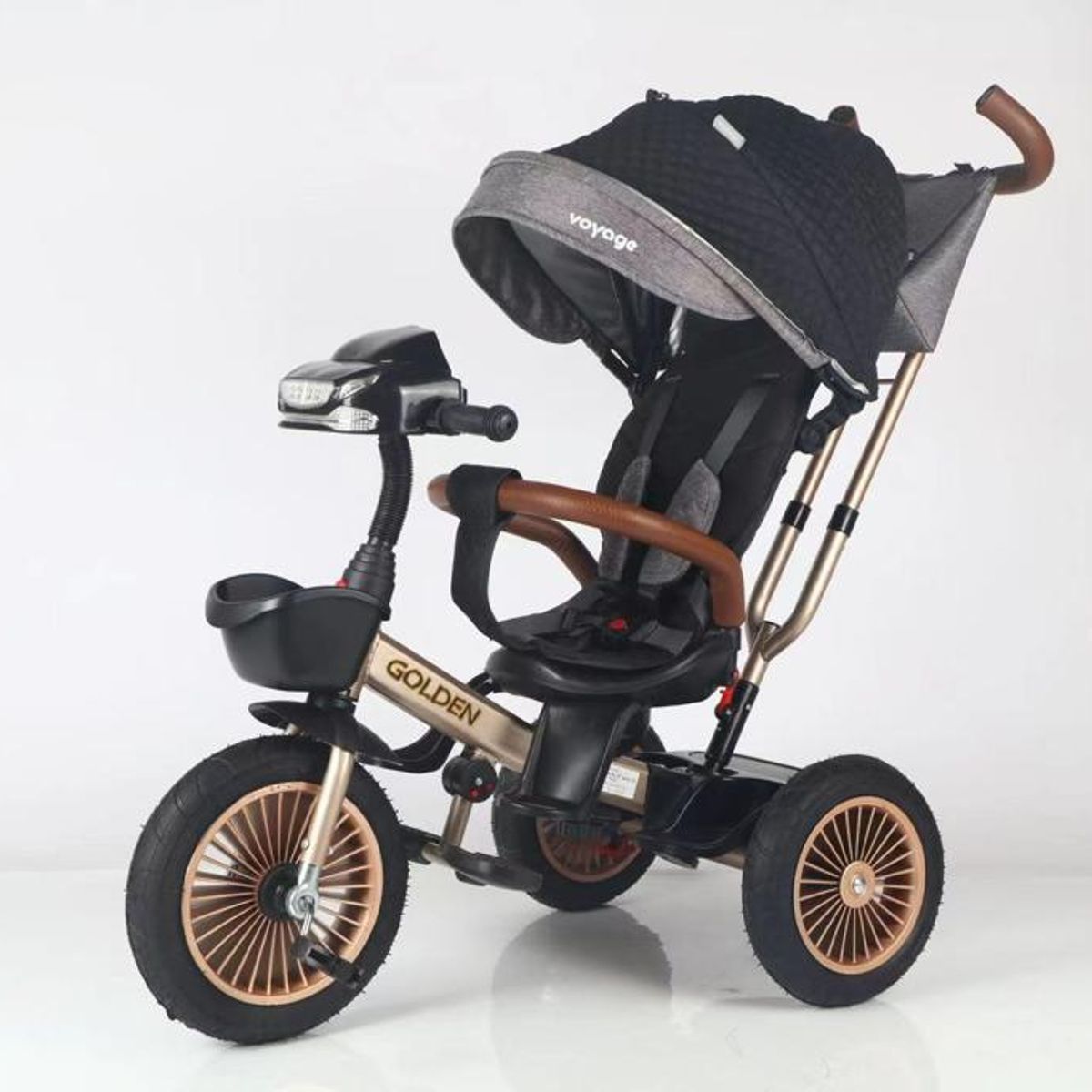 VOYAGE - Triciclo Giratorio Voyage GOLDEN BLACK