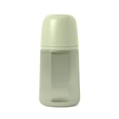SUAVINEX - MAMADERA SILICONA TETINA FISIOLOGICA SX PRO 240 ML COLOUR ESSENCE VERDE