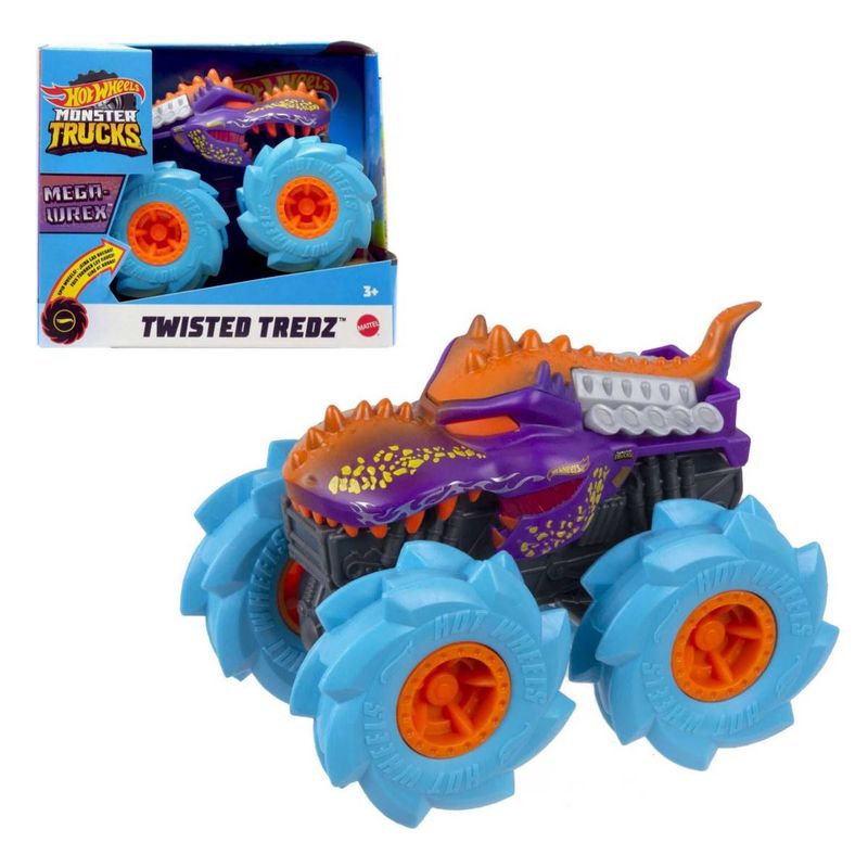 HOT WHEELS - Hot Wheels Monster Trucks Twister Tredz Mattel - Mega-wrex