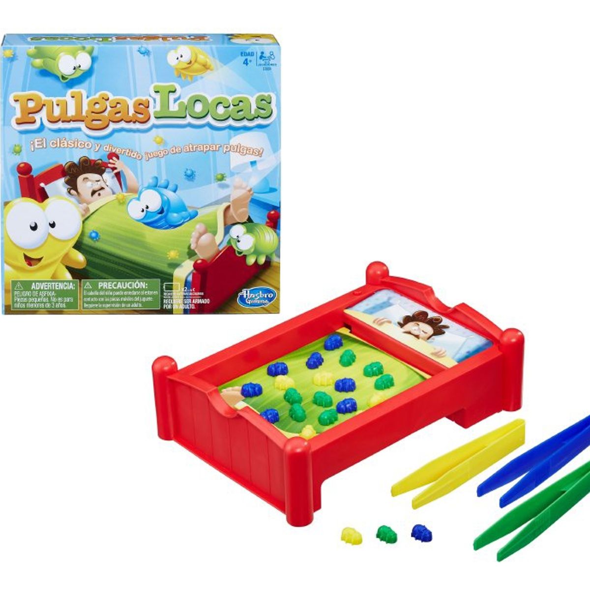 ANSALDO - Juego de mesa GAMING Pulgas Locas motorizado y vibrante