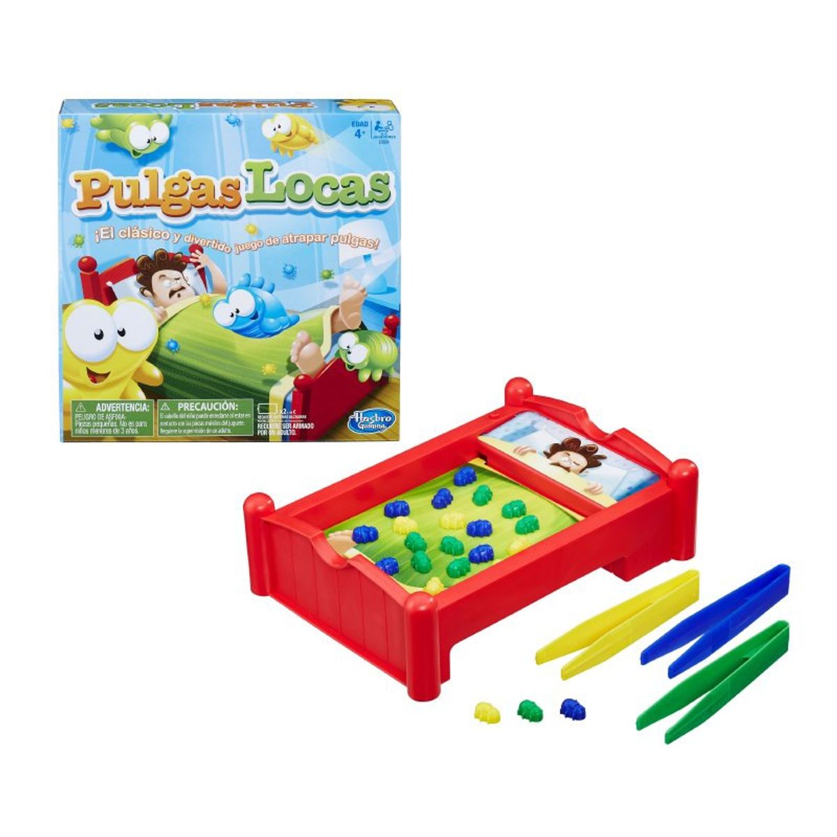 ANSALDO - Juego de mesa GAMING Pulgas Locas motorizado y vibrante