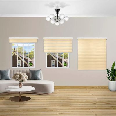 Imagen 2 del producto Cortina Roller Dúo Zebra Día Noche Beige 120 X 200 CM